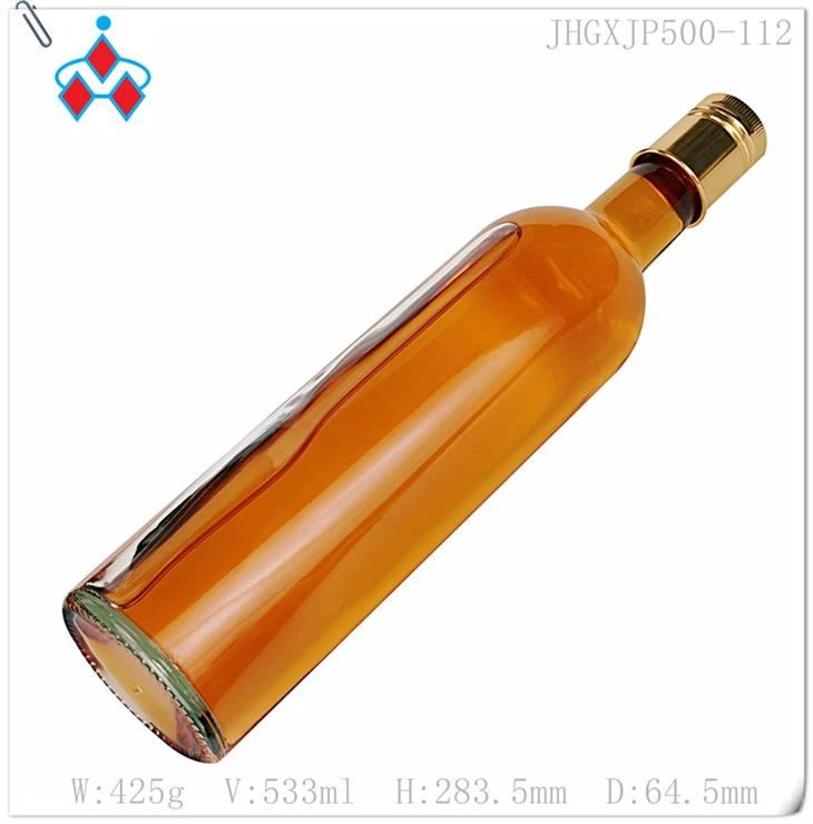 spirit glass bottles 500ml